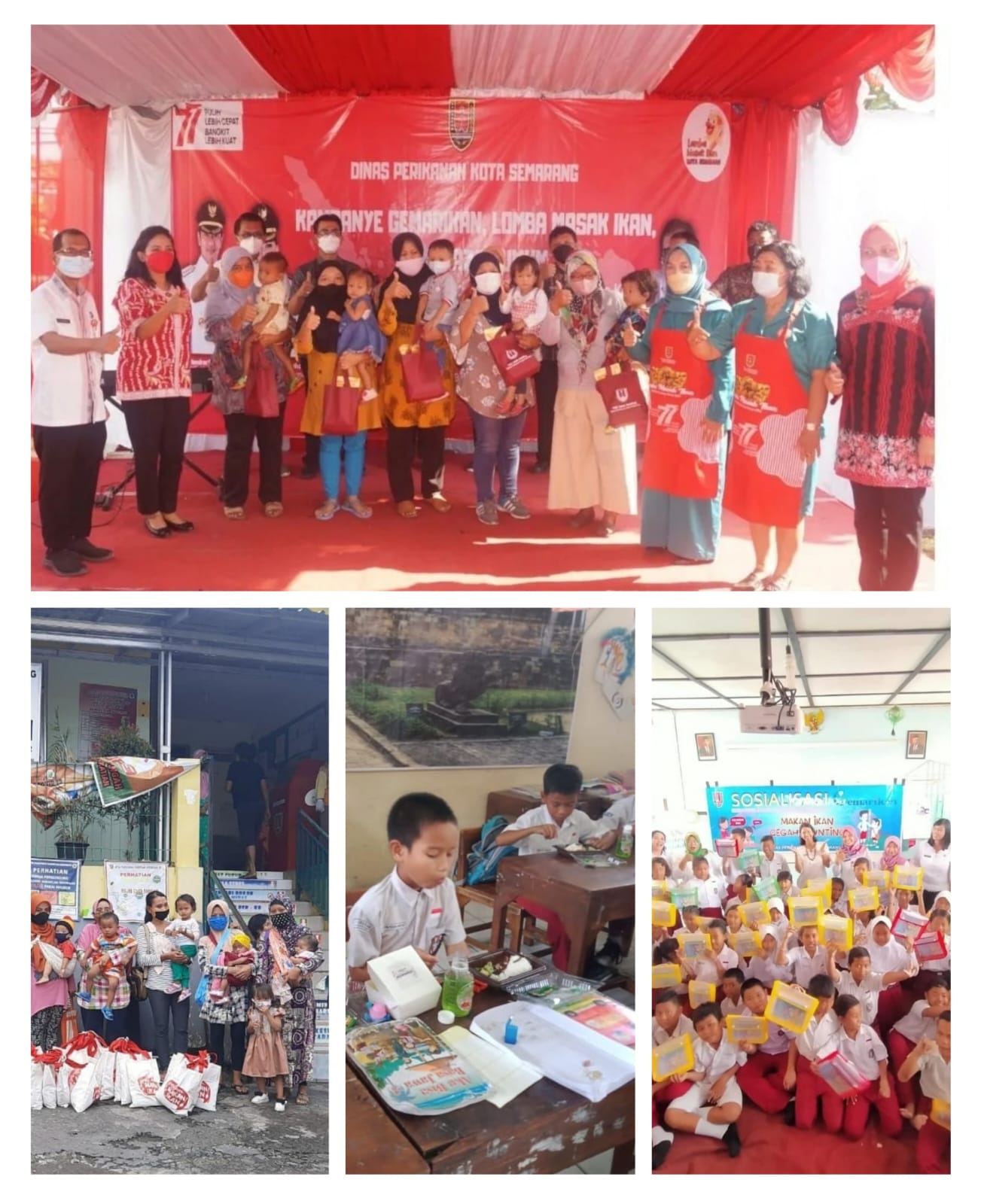 Sosialisasi Gemarikan dan Pemberian Makan Tambahan (PMT) Untuk Balita Stunting dan Anak Sekolah