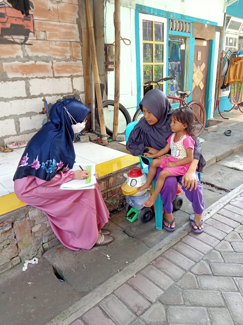 Pendampingan 1000 Hari Pertama Kehidupan (HPK)  Secara Door To Door oleh NUTRIMAS  (Nutrisionis Masyarakat)