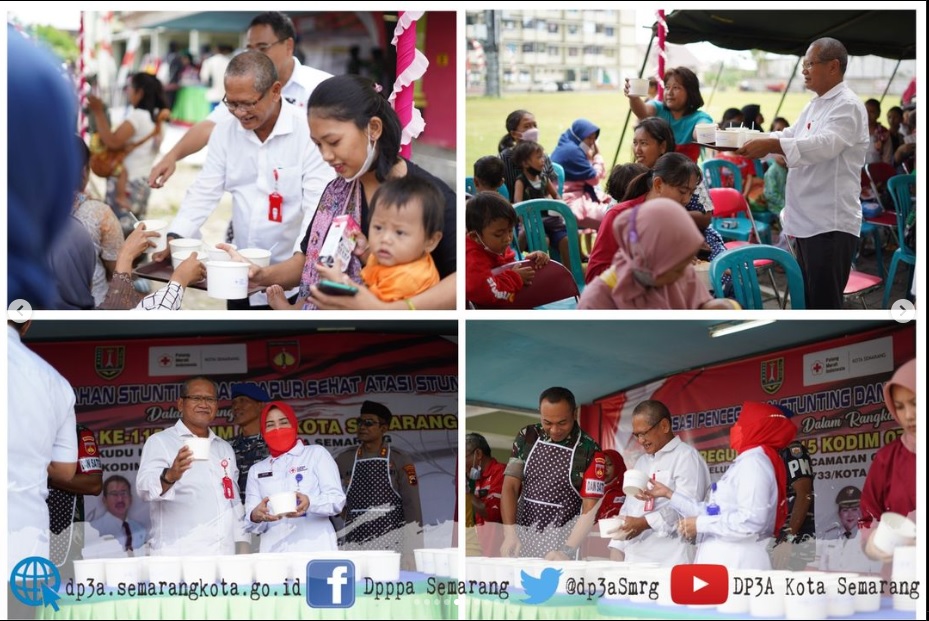 Program Penurunan Stunting dalam Kegiatan TMMD Tahun 2022 di Kota Semarang
